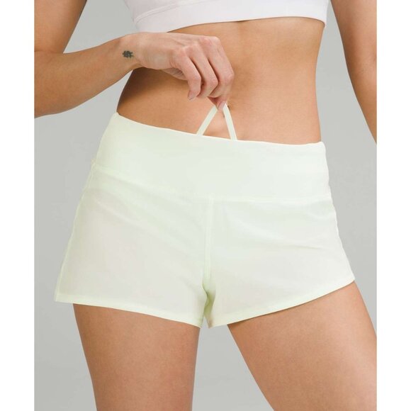 Lululemon Speed Up Low-Rise Lined Short 2.5" in Elixir Womens size 10 W7AVSR - Picture 2 of 16